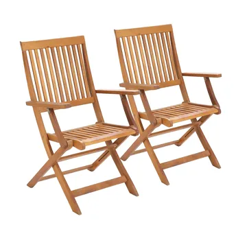 Teak wood best sale folding chairs