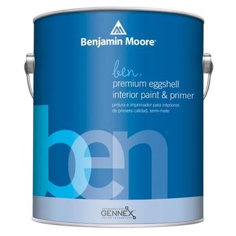 Buy Benjamin Moore Ben Eggshell Interior Latex Paint & Primer (946 ml ...