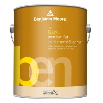 Buy Benjamin Moore Ben Flat Interior Latex Paint & Primer (946 ml, Base ...