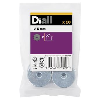 Buy Diall Carbon Steel Penny Repair Washer Pack (Extra Large, 10 Pc ...