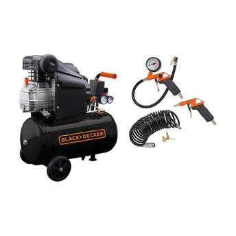 Black + Decker CP2525 Portable Air Compressor with 24L Tank-Direct Driven:  Buy Online at Best Price in UAE 