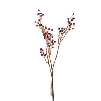 Buy Danube Home Rejoice Red Berry Artificial Flower Branch (65 cm ...