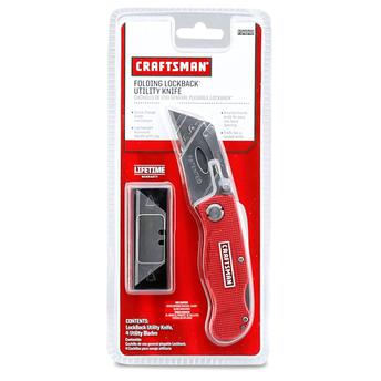 Craftsman Folding Lockback Utility Knife (8.9 cm)