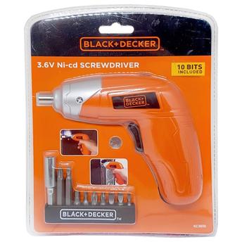 BLACK+DECKER BCRTA01 3.6V Cordless HEXDRIVER™ Electric Screwdriver