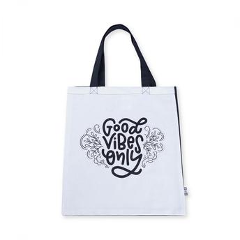 Buy Pan Emirates Good Vibes Tote Bag (35 x 40 cm, Black) Online in ...