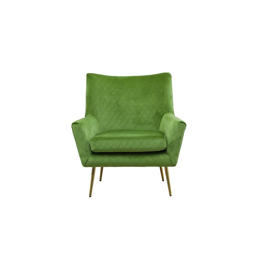 Buy Pan Emirates Patroon Velvet Fabric Metal Accent Chair 84 x 90 x 98 cm Online in Dubai the UAE ACE