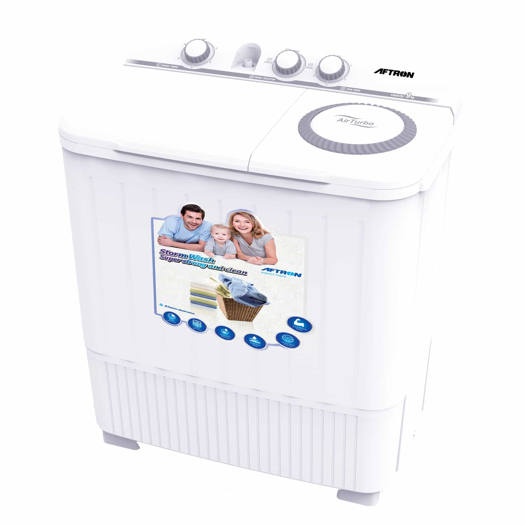 Aftron 9 Kg Freestanding Top Load Washing Machine, AFW96101N