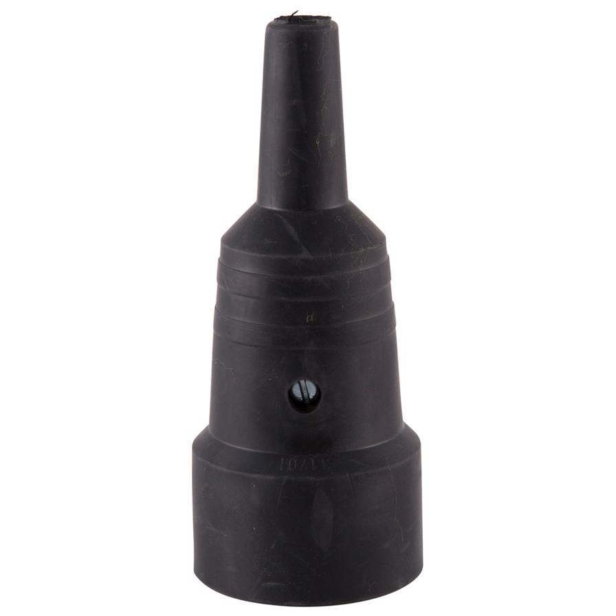 K M Electrical Rubber Female Plug (Black)