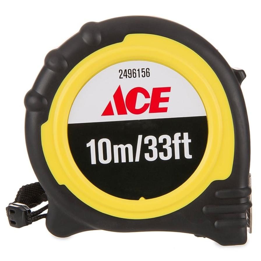 Alton 2 Stop Metal Measuring Tape (10 m, Yellow & Black)