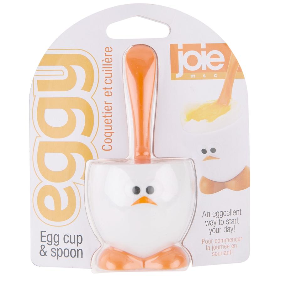 Buy Joie Egg Cup Spoon Set Of 2 Orange White Online In Dubai Uae Ace