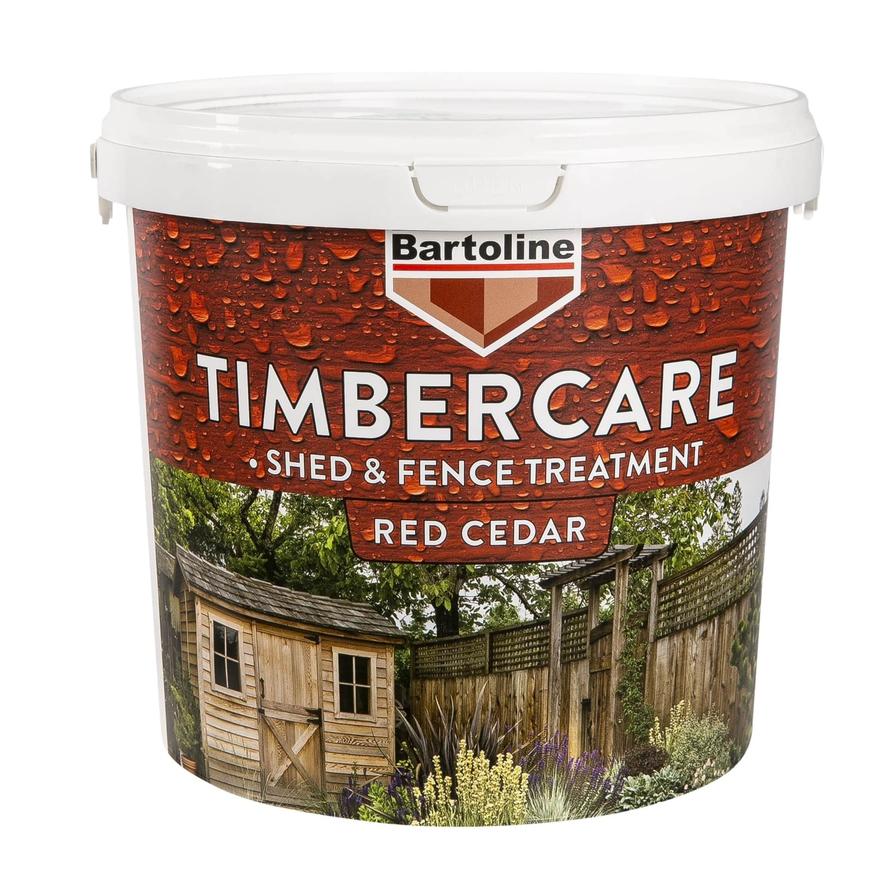 Bartoline Timbercare Shed & Fence Treatment (5 L, Red Cedar)