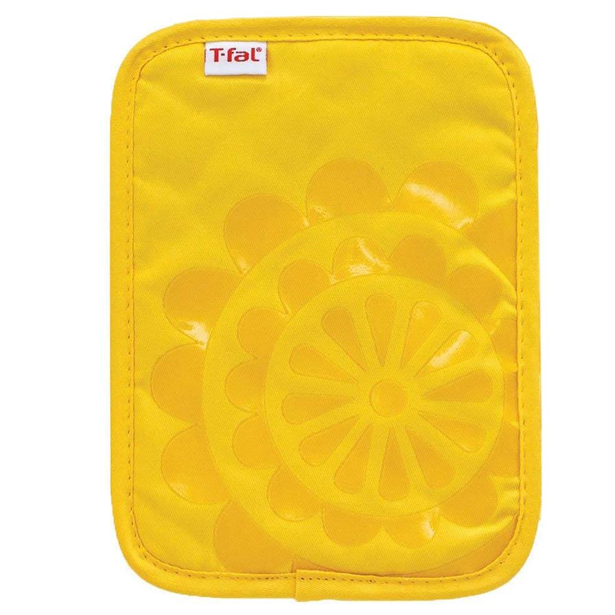 T-Fal Silicone Pot Holder (9 x 7 inch, Lemon)