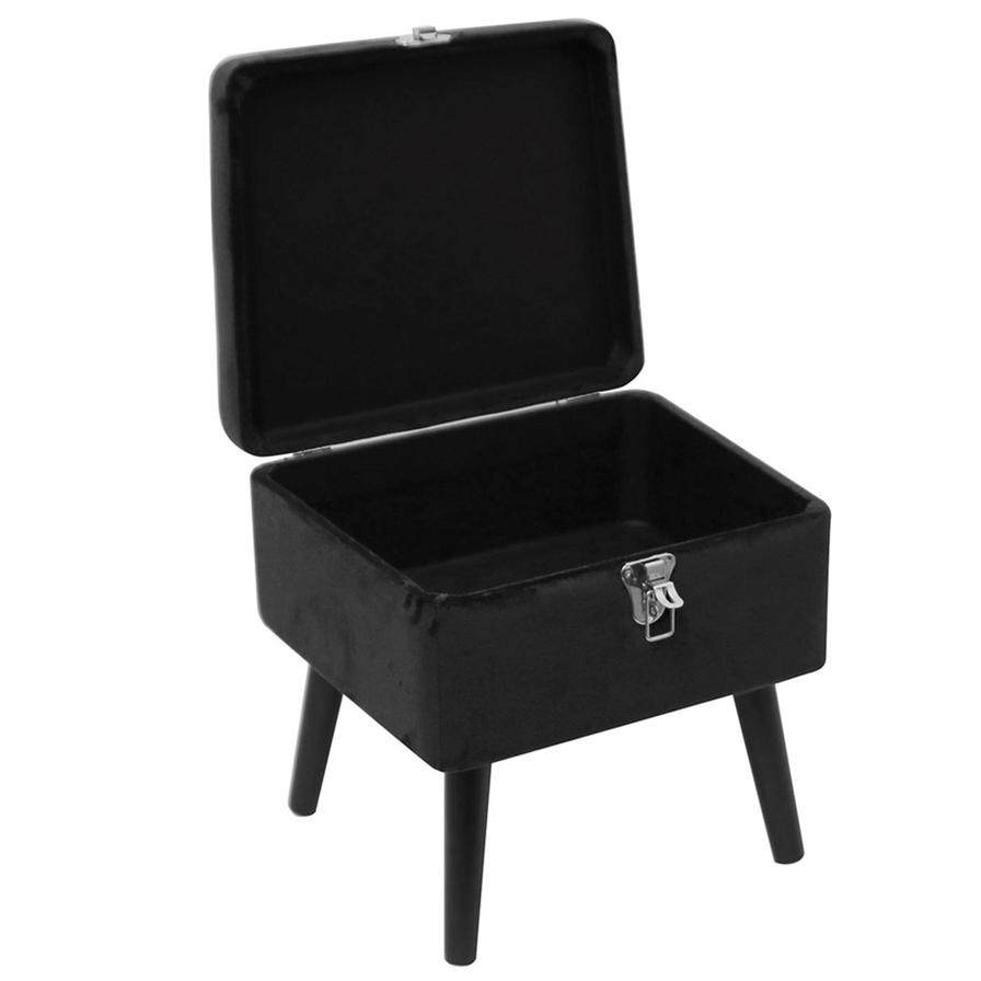 Buy Home Deco Factory Storage Bench 40 x 33.5 x 40 cm Black