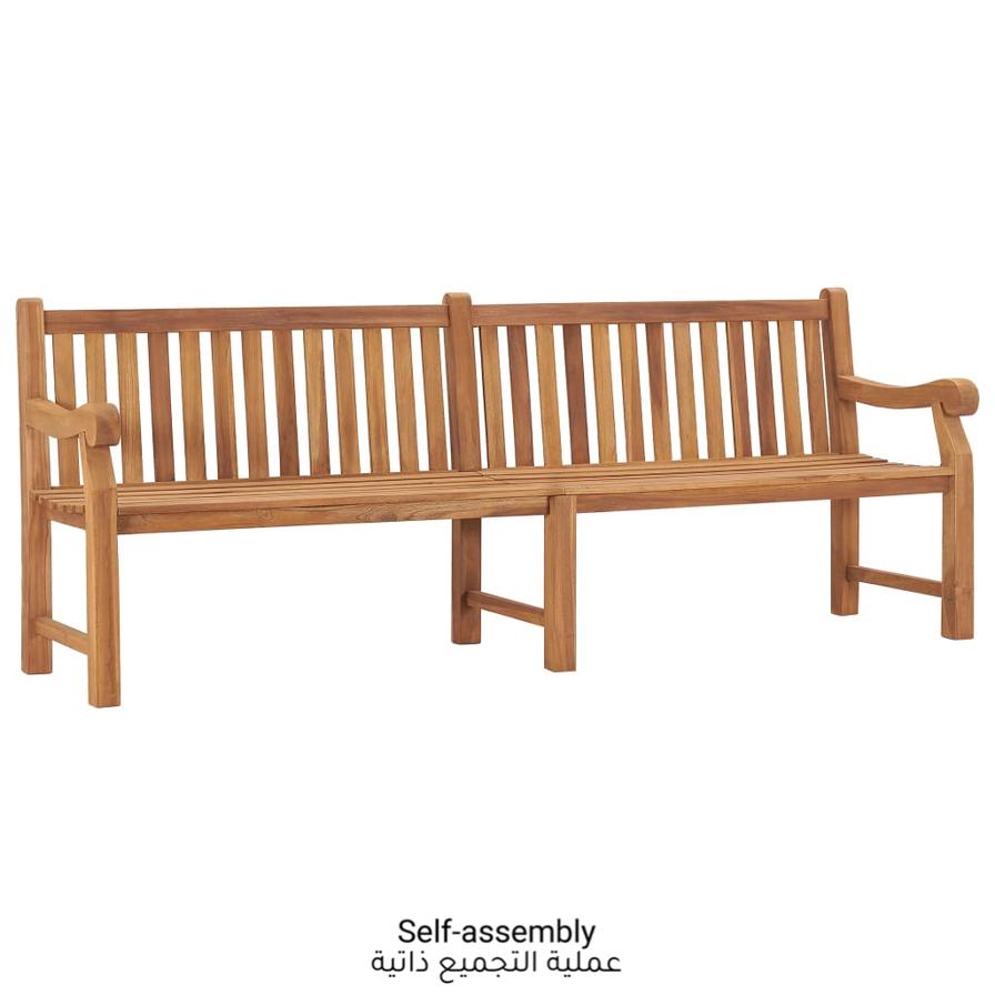 Teak deals wood bench