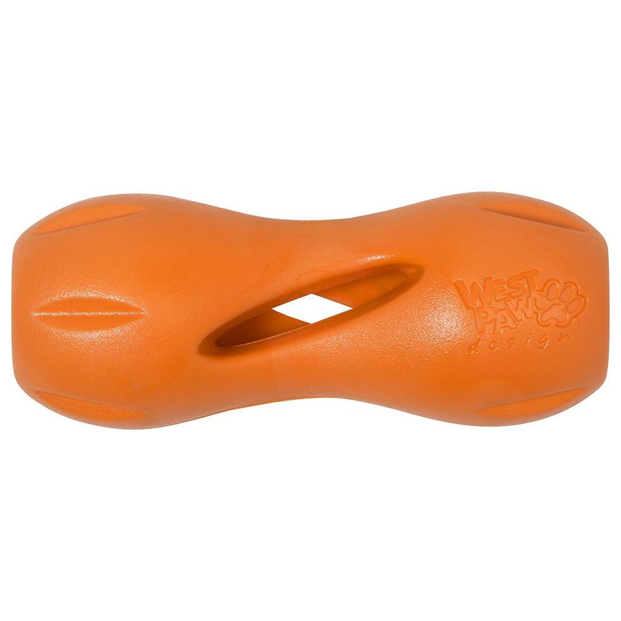 West Paw Qwizl Dog Chew Toy (Orange, Small)