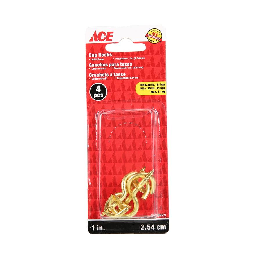 ACE Cup Hook (25 mm, Pack of 4)