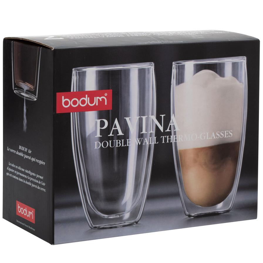 Shop Bodum Pavina Double Wall Glass (450 ml, Set of 2) Online