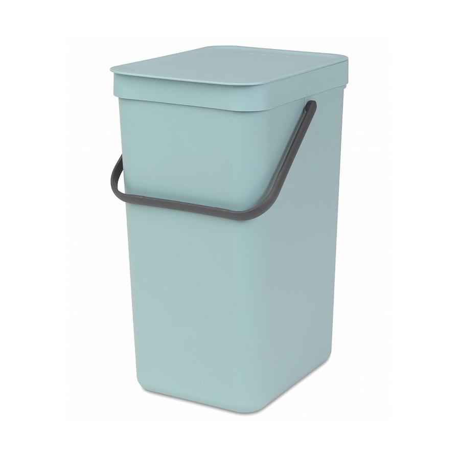 Brabantia Sort & Go Waste Bin (16 L, Green)