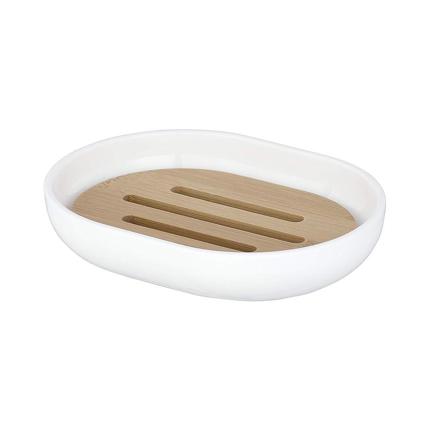 Wenko Posa Soap Dish (12.4 x 9.4 x 2.5 cm, White)