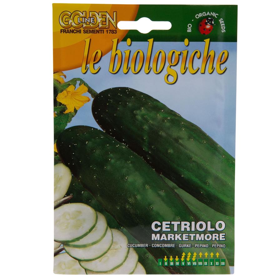 Franchi Golden Line Le Biologiche Organic Seeds (Cetriolo Marketmore)