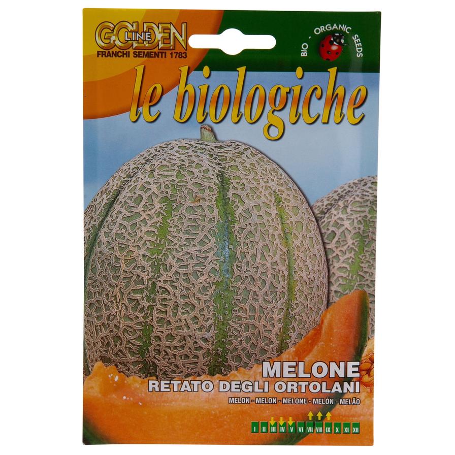 Franchi Golden Line Le Biologiche Organic Seeds (Melone Retato Degli Ortolani)