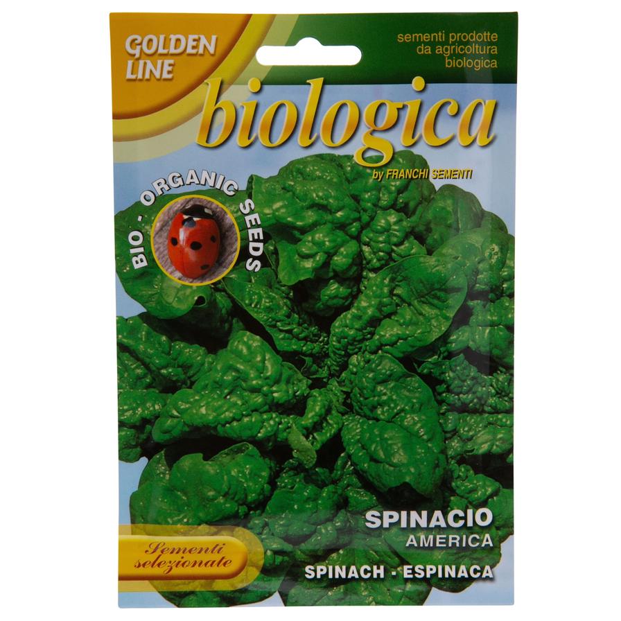 Franchi Golden Line Le Biologiche Organic Seeds (Spinacio America)