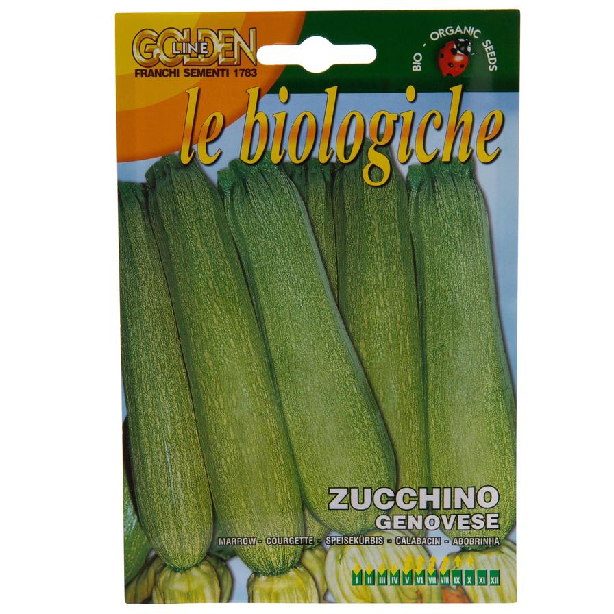 Franchi Golden Line Le Biologiche Organic Seeds (Zucchino Genovese)