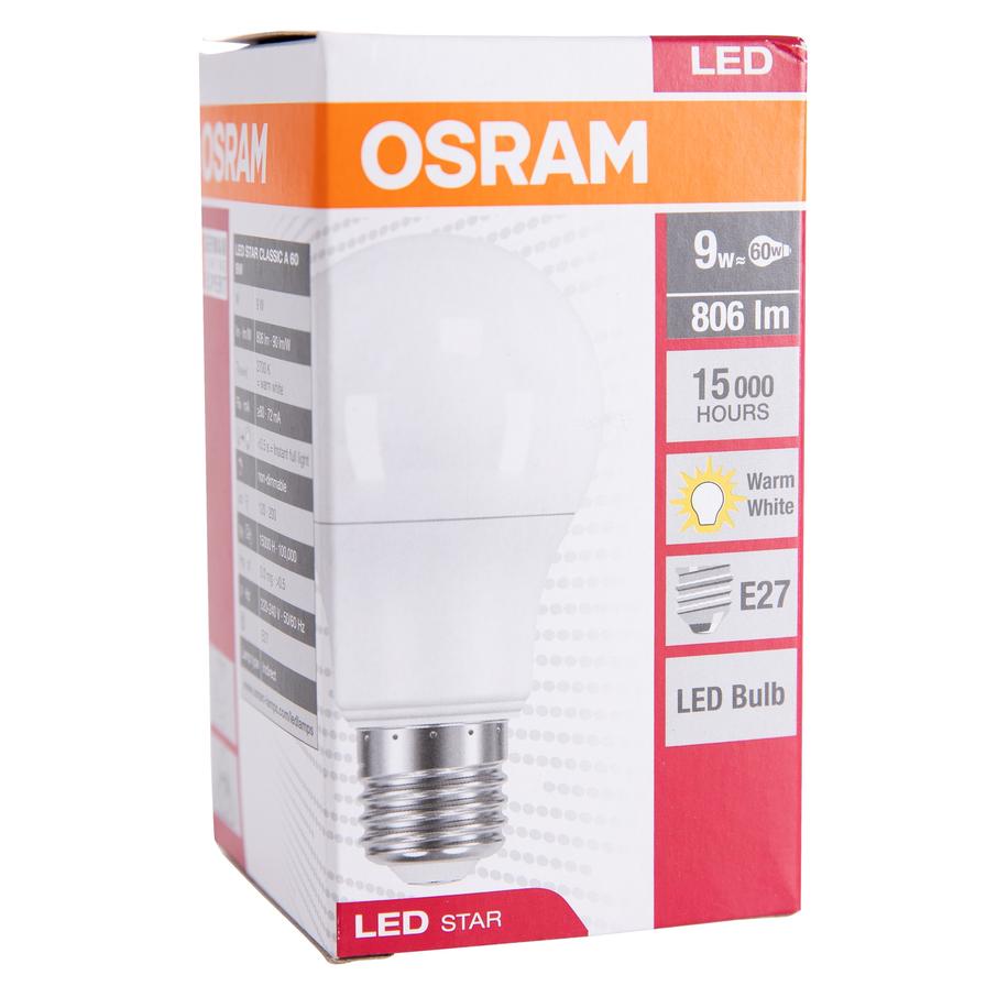 Osram Star Class A LED Bulb (9 W)