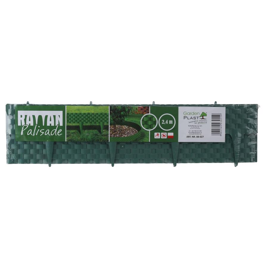 Garden Plast Palisade (3 pcs, 2.4 m, Green)