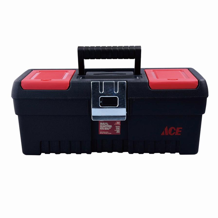 Ace Plastic Tool Box W/Parts Tray (35.5 cm)
