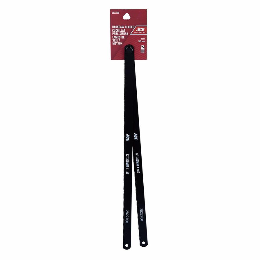 Ace Bi-Metal 18 TPI Hacksaw Blade Pack (30.5 cm, 2 Pc.)