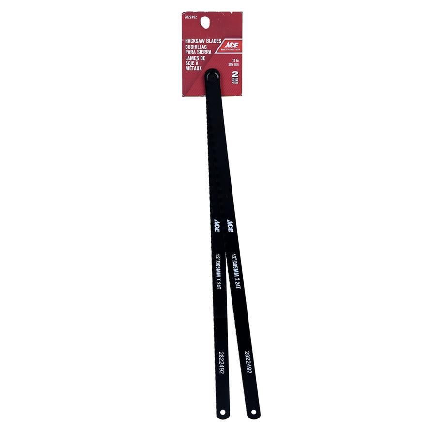 Ace Bi-Metal 24 TPI Hacksaw Blade Pack (30.5 cm, 2 Pc.)