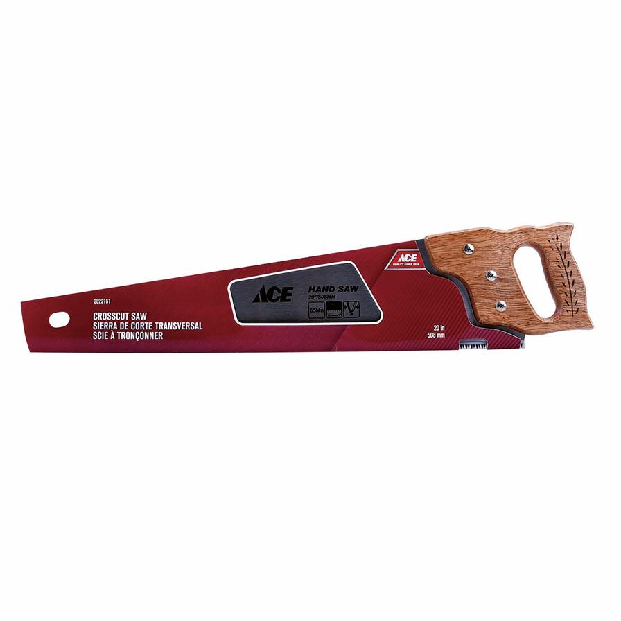 Ace Steel Crosscut Saw W/Hardwood Grip (50.8 cm)