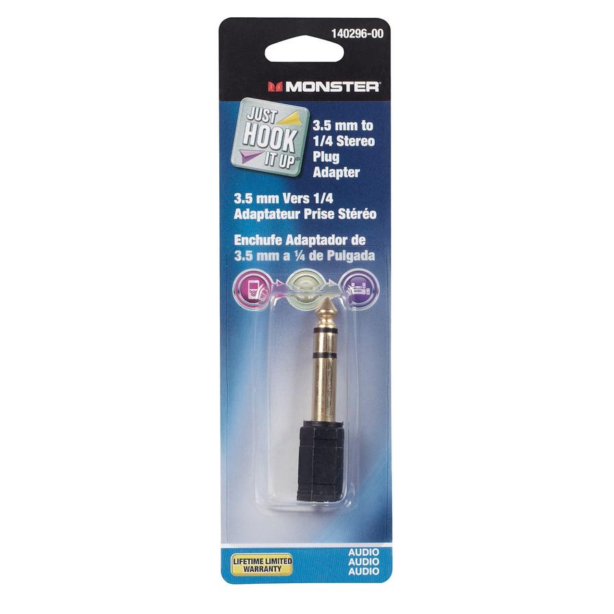 Monster Just Hook It Up Stereo Plug Adapter