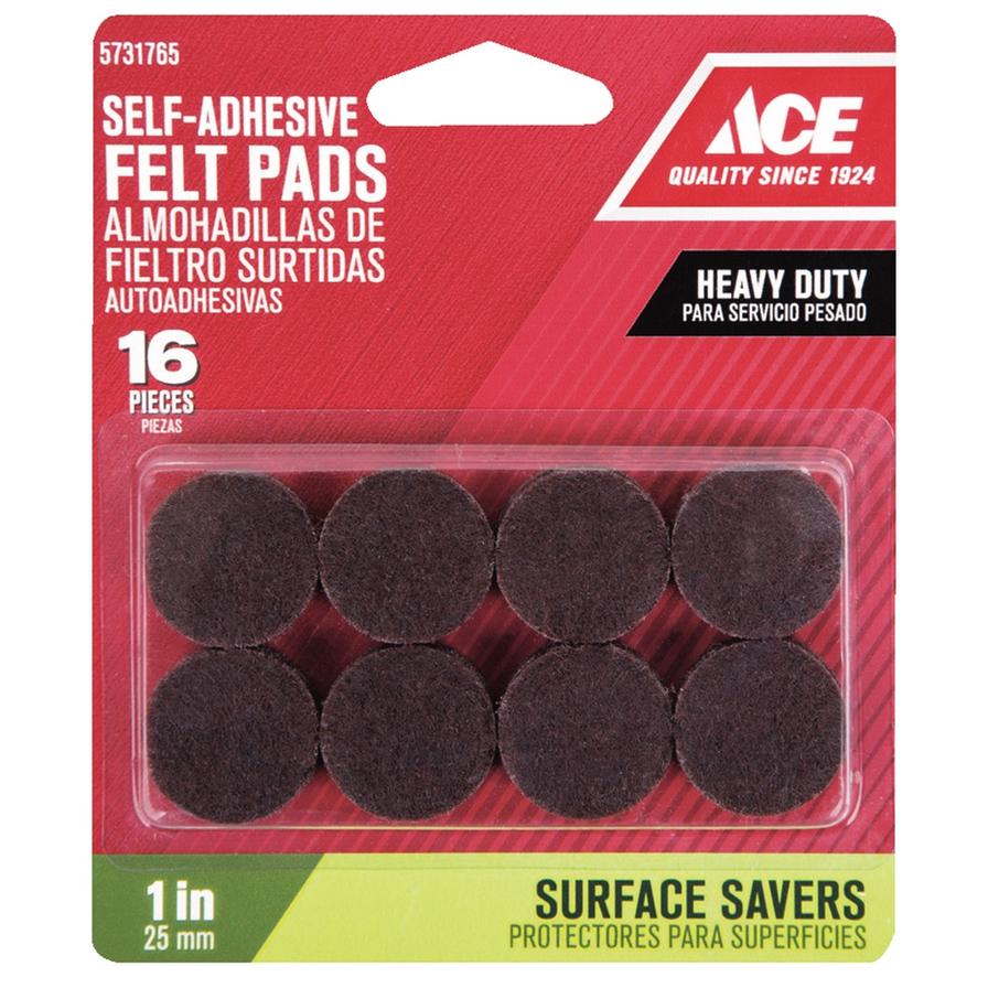 Ace Self-Adhesive Felt Pads Pack (2.5 cm, 16 Pc.)