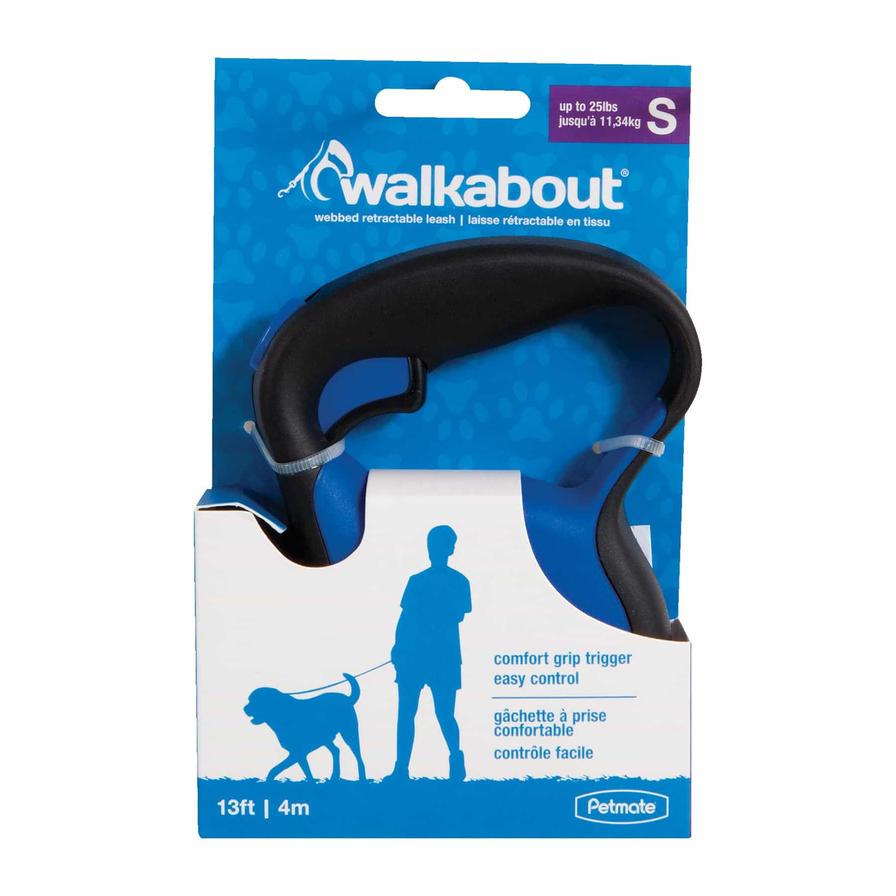 Petmate Walkabout Retractable Dog Leash, Small