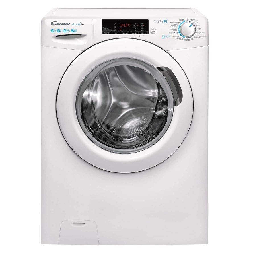candy smart pro washing machine cso 14105t3 1 19 10 kg wash 1400 rpm