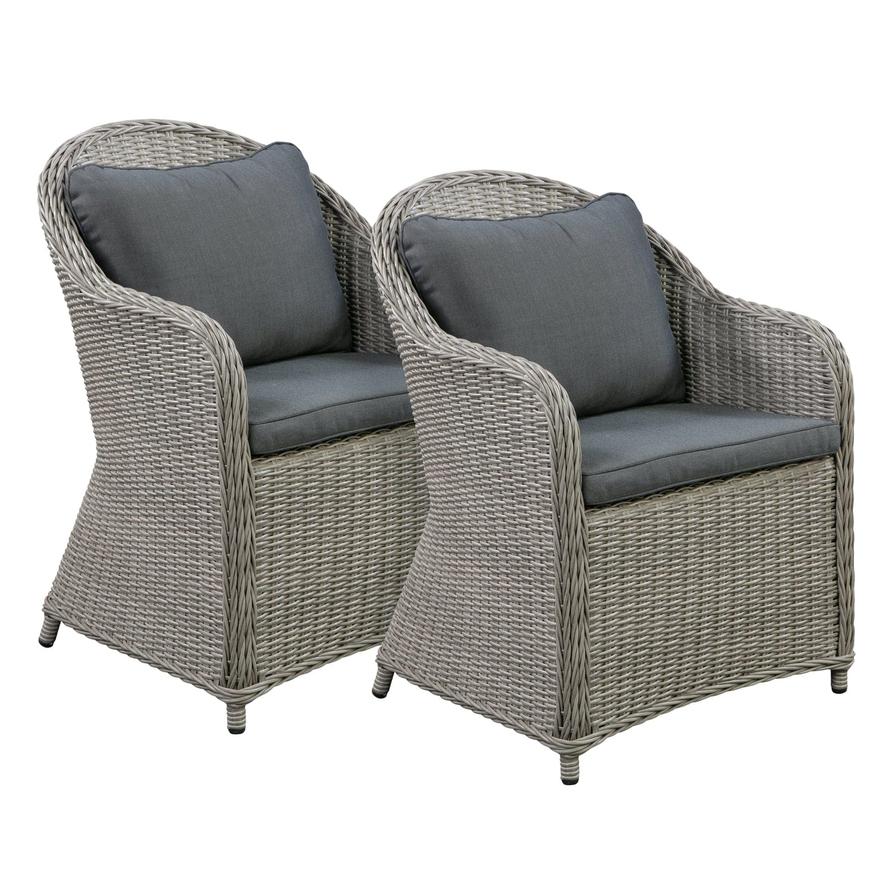 Cambridge Rattan Chair W/Cushions Generic (66 x 66 x 88 cm, 2 Pc.)