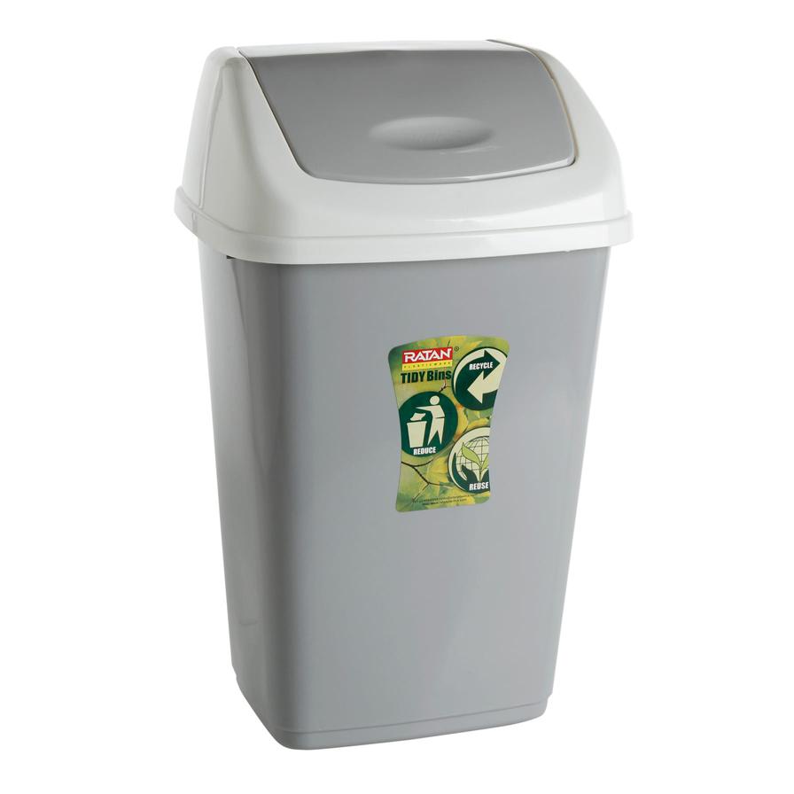 Ratan Plastic Tidy Swing Bin (50 L, 40.1 x 31.3 x 61 cm)