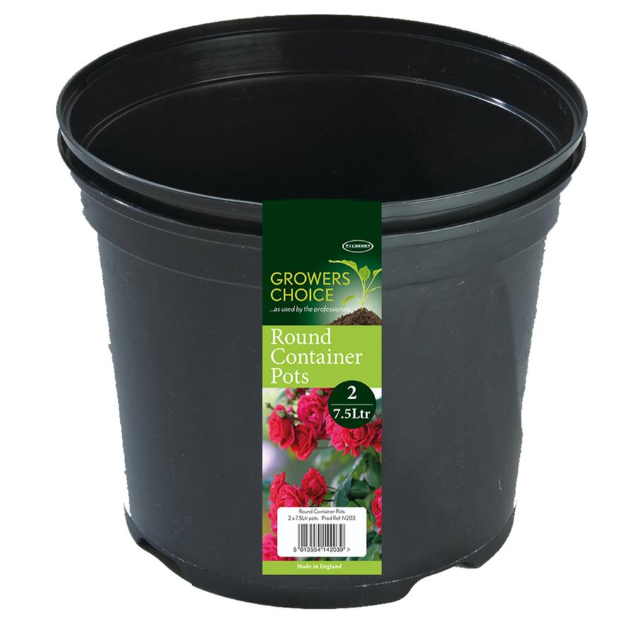 Tildenet Growers Choice Plastic  Pots (7.5 L, 2 Pc.)