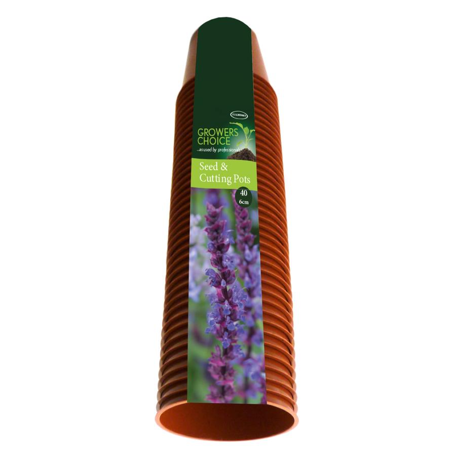 Tildenet Growers Choice Replacement Seed & Cutting Pots (6 cm, 40 Pc.)