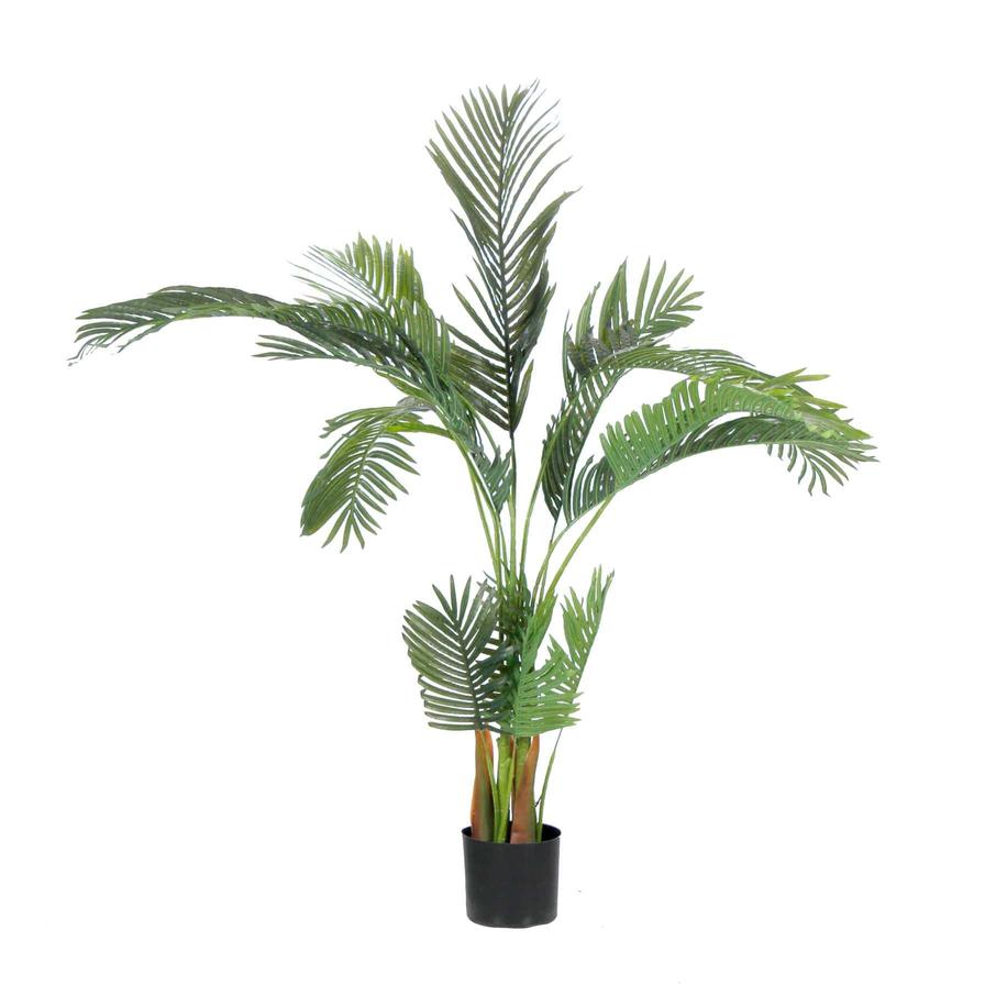 Mr Plant Areca Palm Artificial Plant W/Black Pot (30 x 30 x 155 cm)