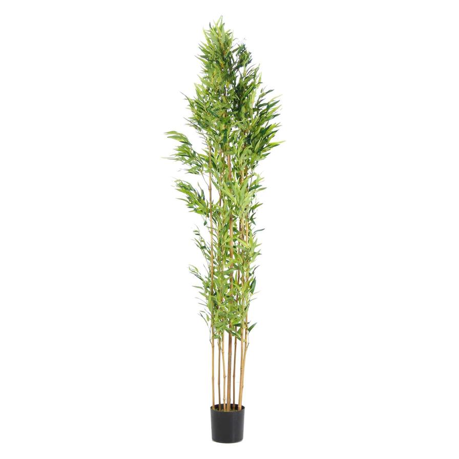 Mr Plant Bamboo Artificial Tree W/Black Pot (40 x 40 x 210 cm)