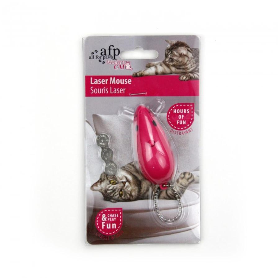 All For Paws Laser Mouse Cat Toy (8 x 8 x 5 cm)