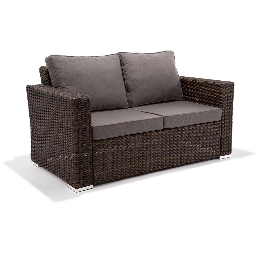 Agartha 2-Seater Rattan Sofa W/Cushions Generic (146 x 80 x 90 cm)