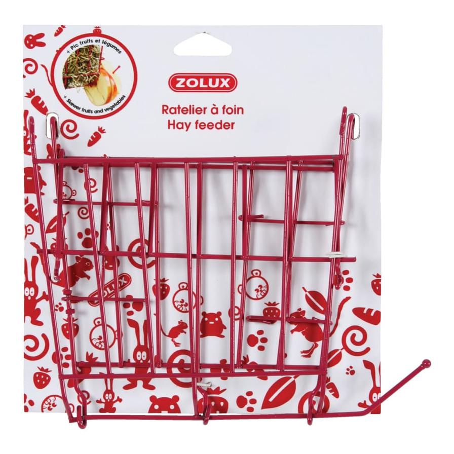 Zolux Metallic Hay Feeder (17 x 75 x 17.5 cm)