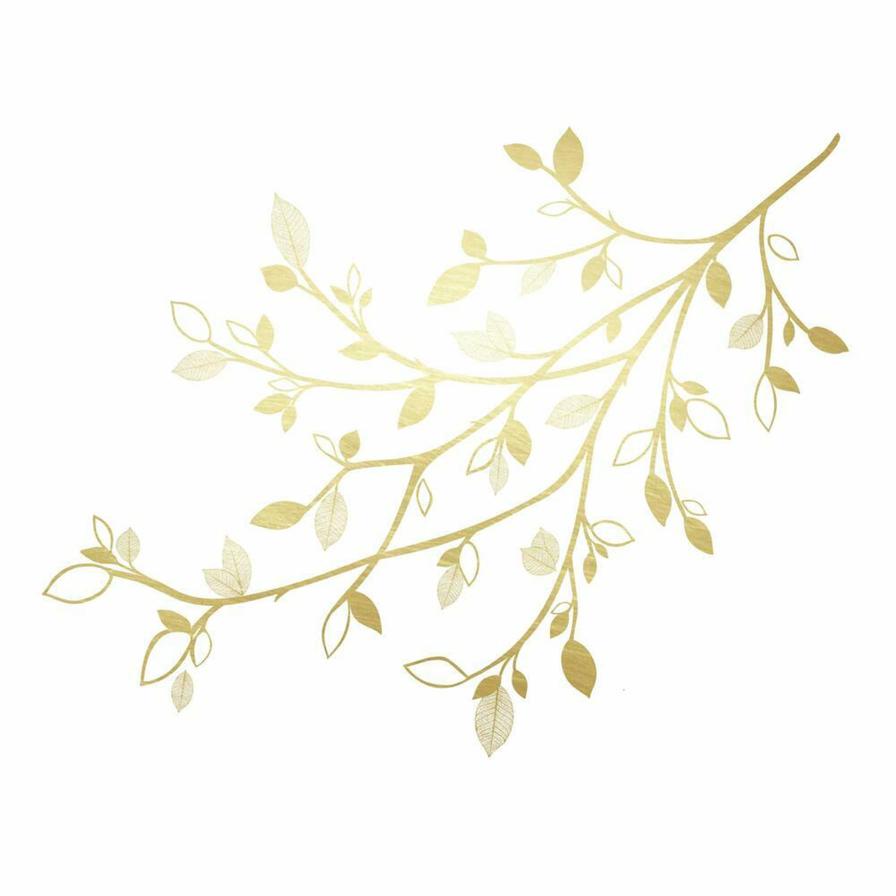 Buy Roommates Glow Peel Stick Gold Branch Wall Decal Set 35 Pcs Online In Dubai Uae Ace