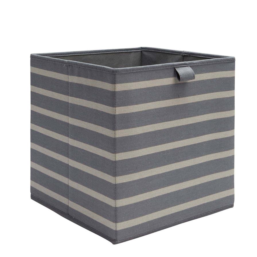 Form Mixxit Cardboard & Polyester Striped Storage Box (310 x 310 mm)