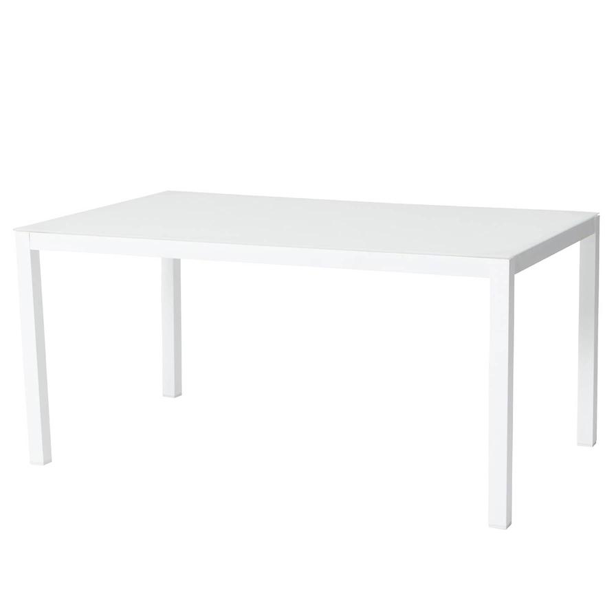 Janeiro Aluminum Table W/Glass Top (720 mm)