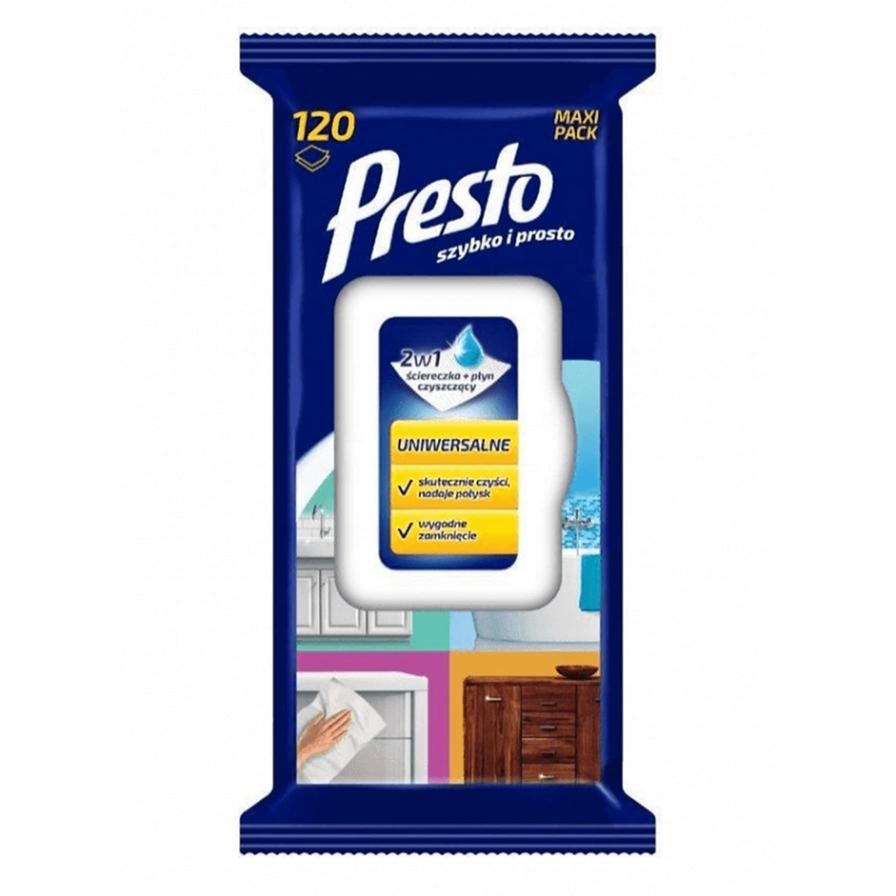 Presto Clean Universal Wipes (120 Sheets)